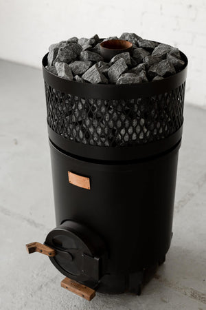 Wood Burning Sauna Heater JUUP Iivari – Punos (Plait)