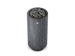 Round Soapstone Cladded Electric Sauna Heater Tulikivi Kaarna Nobile, Above
