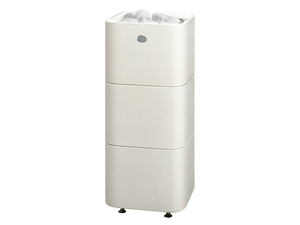 Square Standing Cast Stone Cladded Electric Sauna Heater Tulikivi Kuura 2