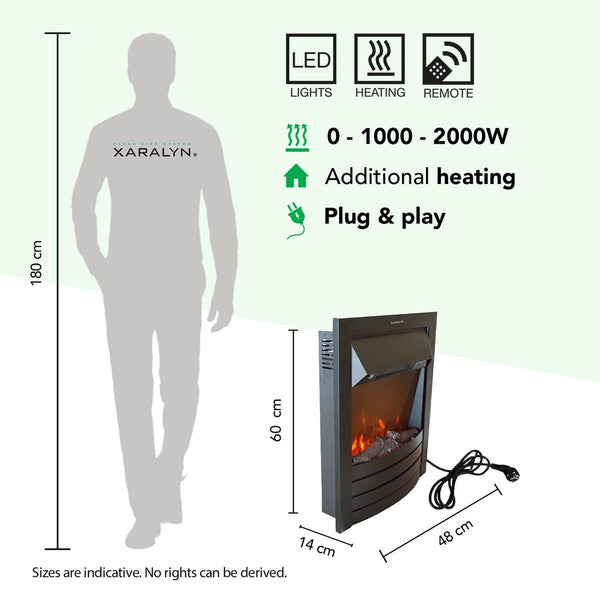 Electric Fireplace Xaralyn Lagos