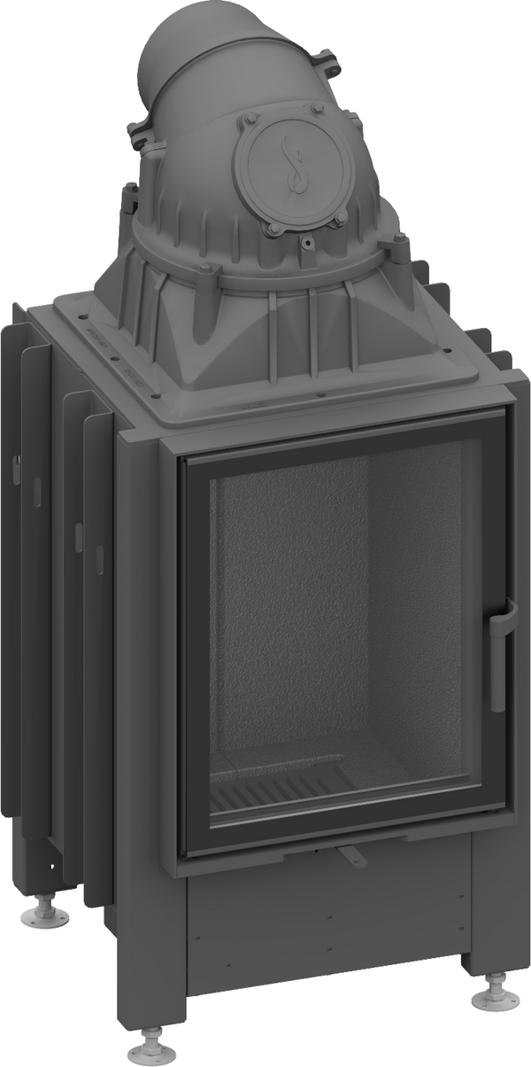 Schmid Lina 45 s Fireplace Insert - Hinged door