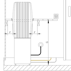 Sauna heater Integration Collar