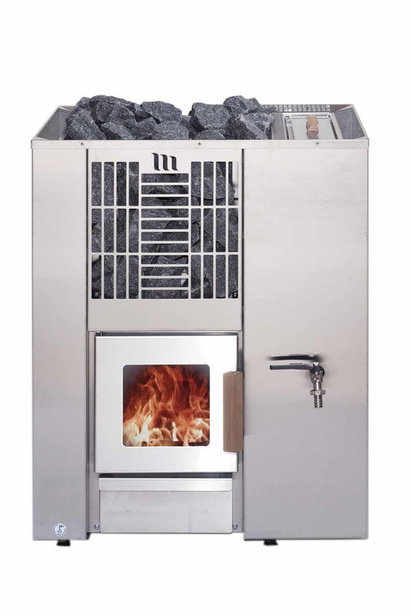 Wood-Burning Sauna Stove Mondex Motti (with Water Tank)