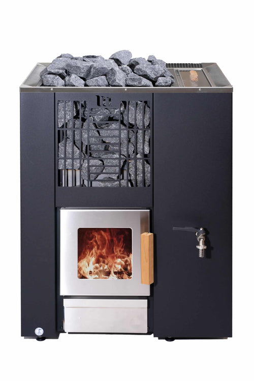 Wood-Burning Sauna Stove Mondex Motti (with Water Tank)