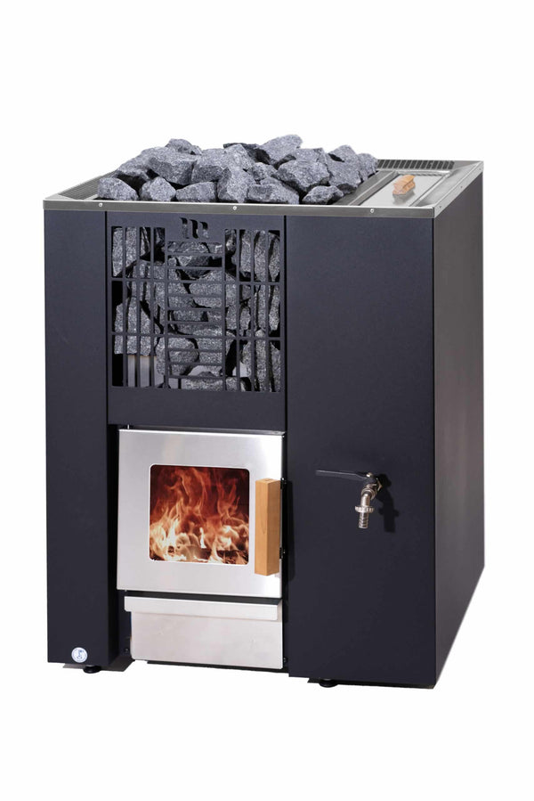 Wood-Burning Sauna Stove Mondex Motti (with Water Tank)