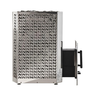 Narvi Stony 20 Wood Burning Sauna Heater - Through Wall on a white background 