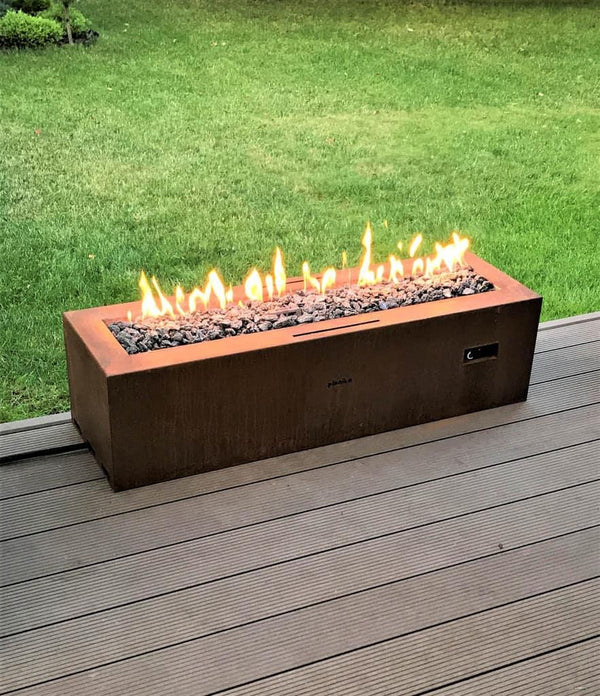Planika Galio Corten Manual – Freestanding Outdoor Gas Fireplace Firebox