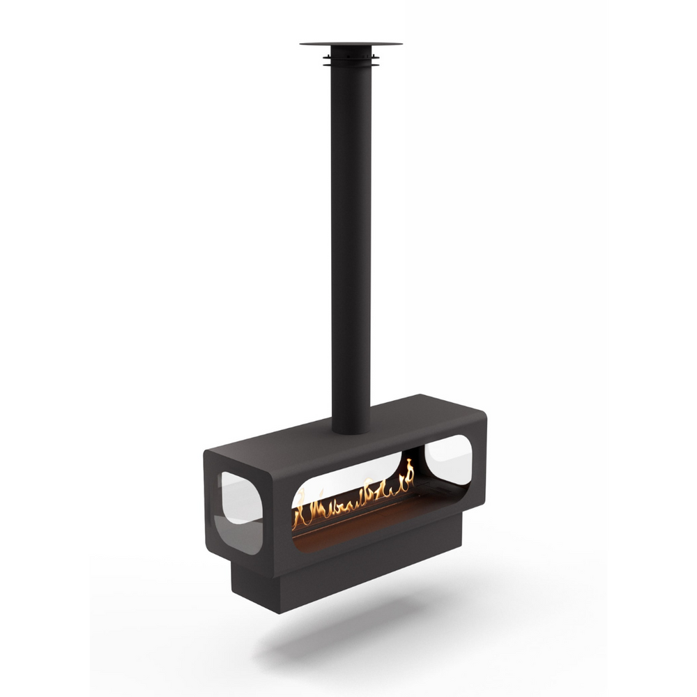 Electric stove Misa Kuiske 12775M, 8kW, Black by Gari Decor – Fireplace