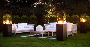 Planika Lighthouse – Freestanding Outdoor Gas Fire Column