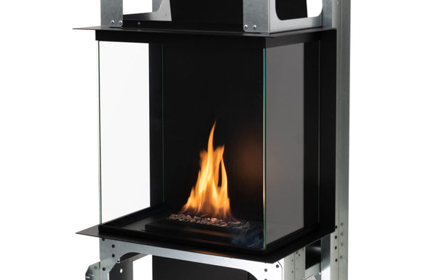 Planika Rock Fireplace Core From Up-Close