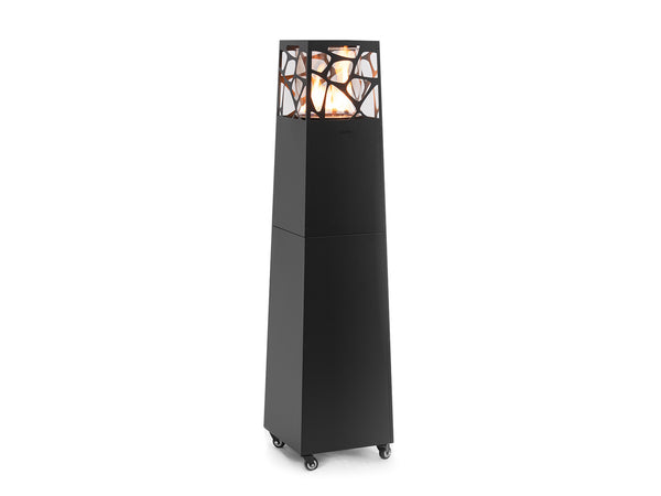 Planika Pyramid Patio Heater | Black | Gas Outdoor Heater 8 kW