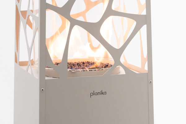 Planika Pyramid Patio Heater | Grey | Gas Outdoor Heater 8 kW