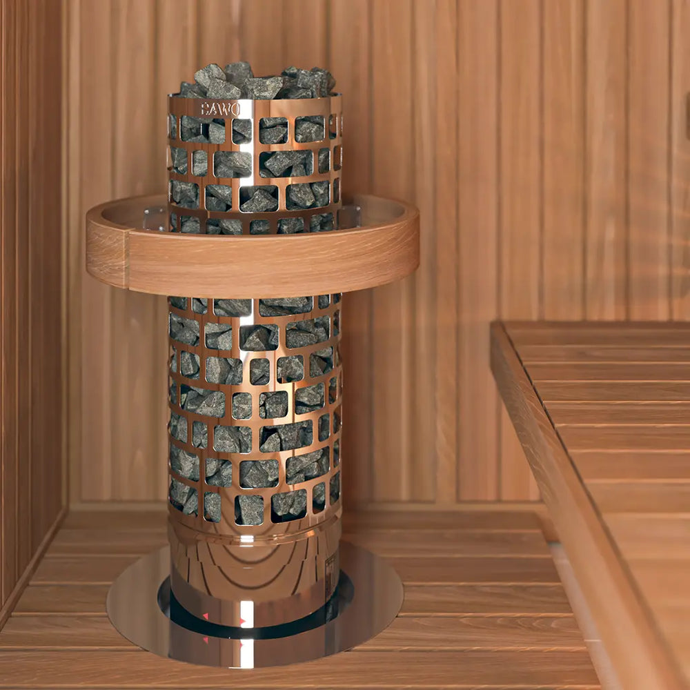 Electric Sauna Heater Aries Round NB Sawo (6-9kW)