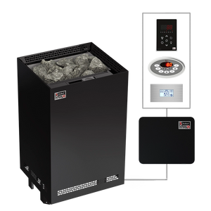 Electric Sauna Heater Nordex S Combi Black NS Sawo 6-9kW