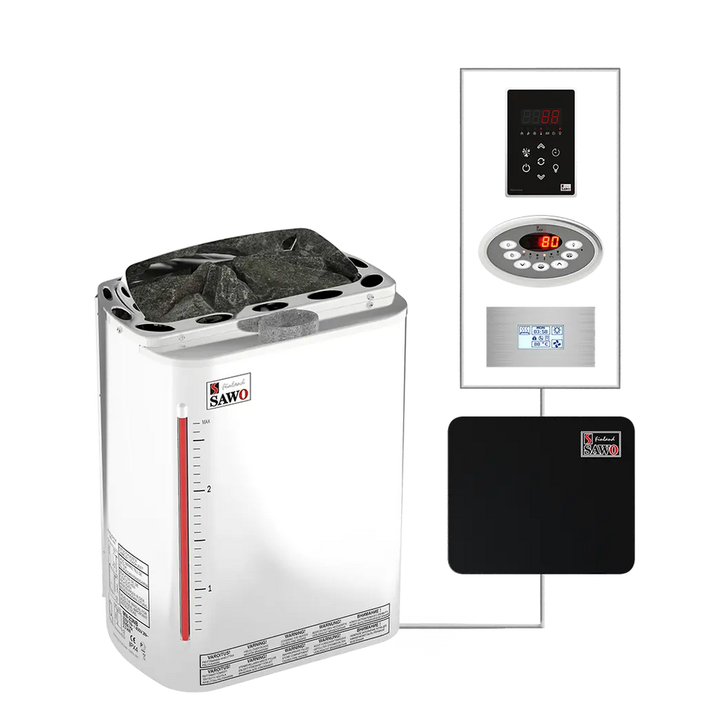 Electric Sauna Heater Mini Combi Sawo (3-3.6kW)