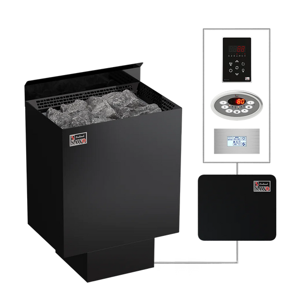 Electric Sauna Heater Nordex Black NS Sawo (4.5-9kW)