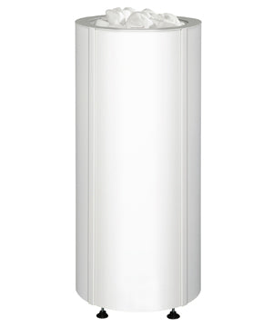 White Standing Sauna Heater Tulikivi Sumu