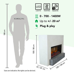 Electric Fireplace Xaralyn Santos