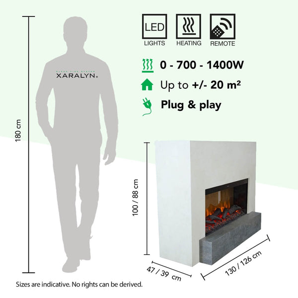 Electric Fireplace Xaralyn Santos