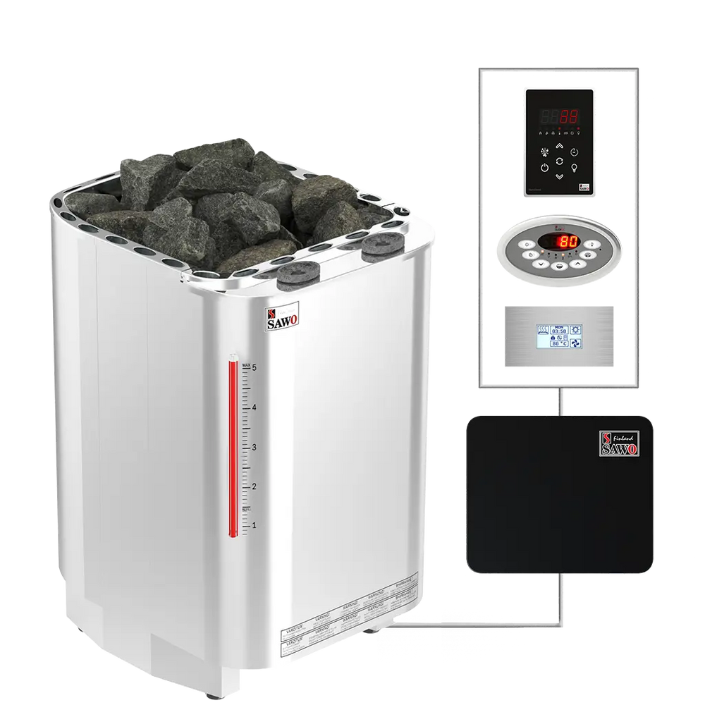 Electric Sauna Heater Savonia Combi NS Sawo 9-18kW