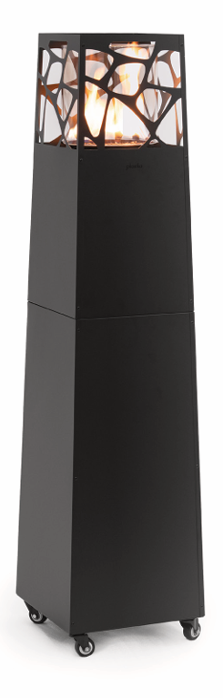 Planika Pyramid Patio Heater | Black | Gas Outdoor Heater 8 kW