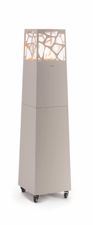 Planika Pyramid Patio Heater | Grey | Gas Outdoor Heater 8 kW