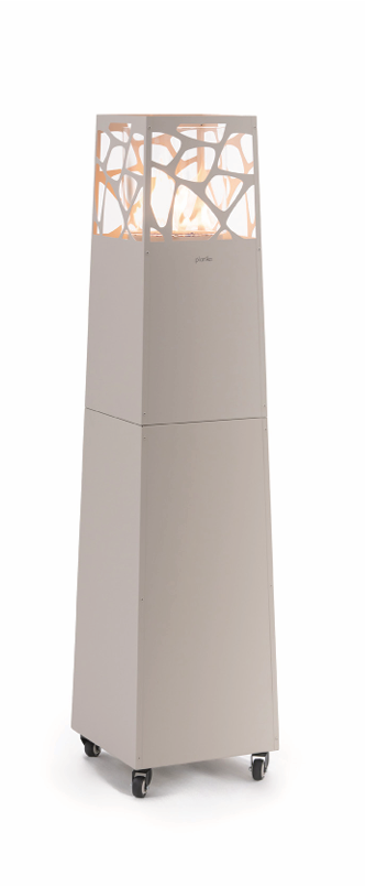 Planika Pyramid Patio Heater | Grey | Gas Outdoor Heater 8 kW