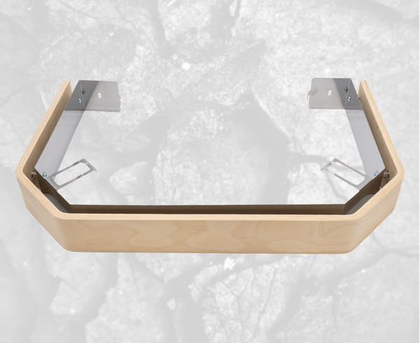 Heater Safety Rail with wooden and metal details  