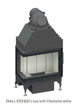 Fireplace Insert Schmid Ekko L 67(34) s evo