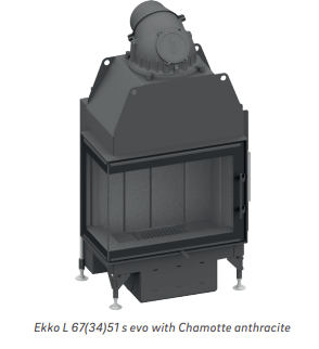 Fireplace Insert Schmid Ekko L 67(34) s evo