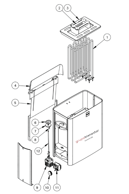 Electric Sauna Heater Harvia The Wall