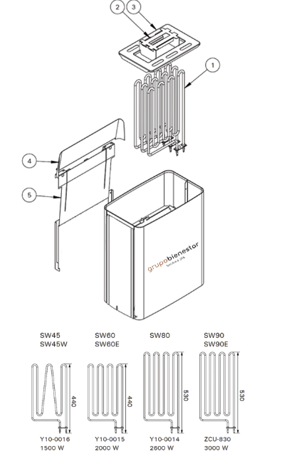 Electric Sauna Heater Harvia The Wall E Black Steel