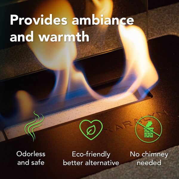 Xaralyn Serra bioethanol wall fireplace
