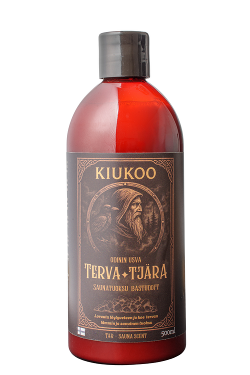 Kiukoo Sauna Fragrances and Tar Shampoo