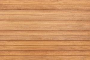 Close-up of wooden planks with a natural finish