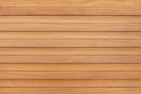 Close-up of wooden planks with a natural finish