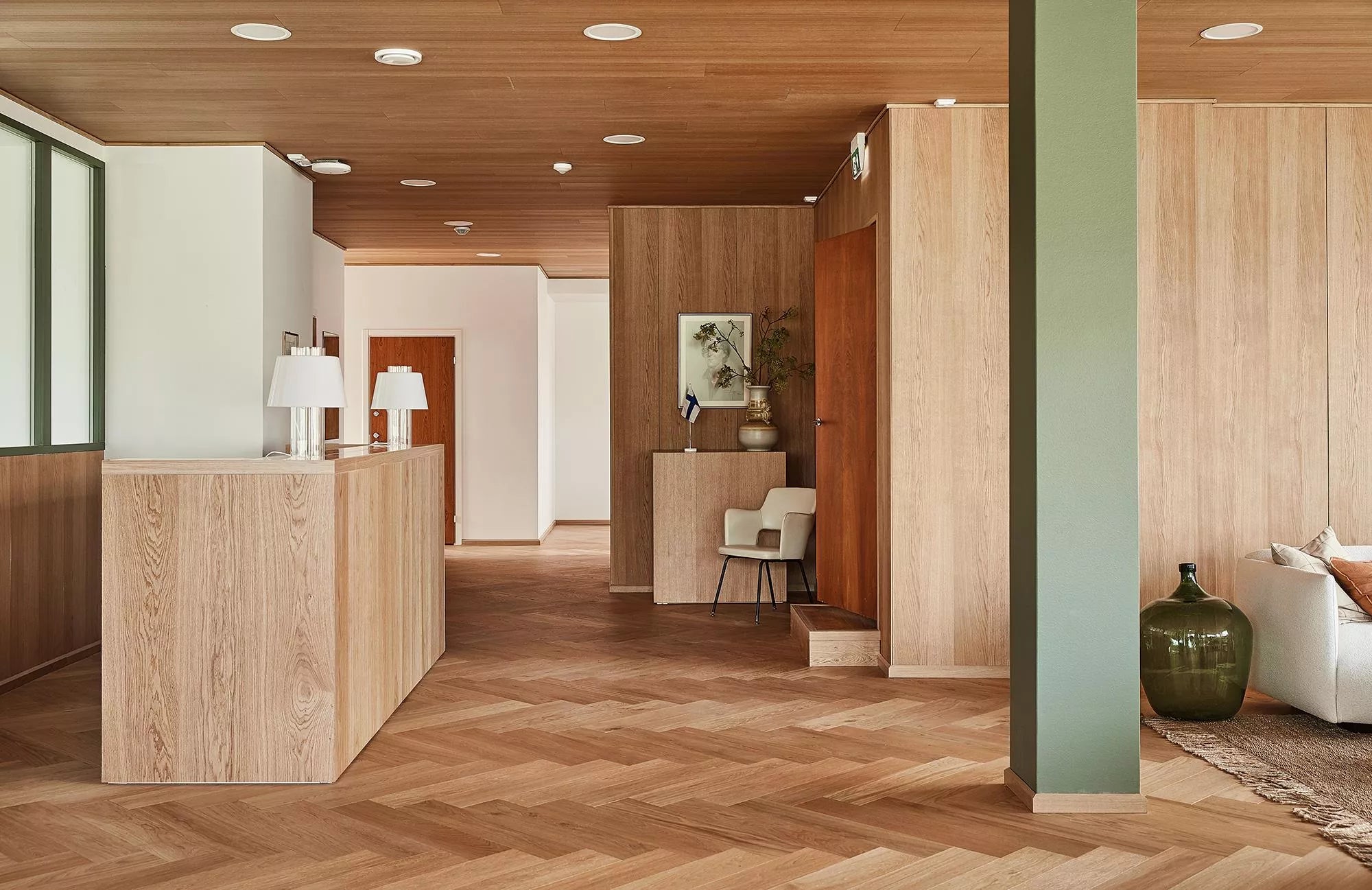 Scandinavian interior design with Timberwise wooden flooring and furniture