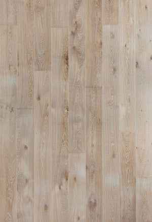 Close-up of a wooden floor with a natural finish