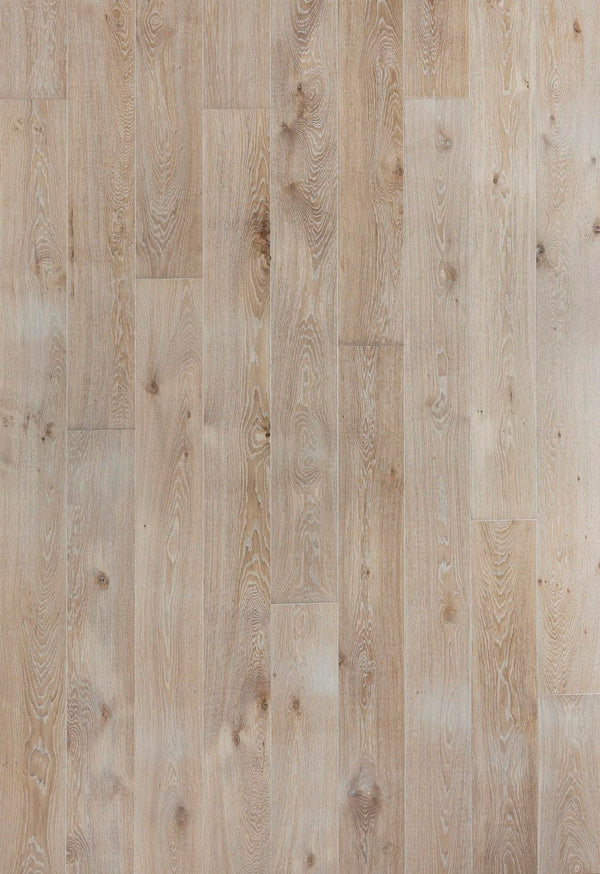 Close-up of a wooden floor with a natural finish