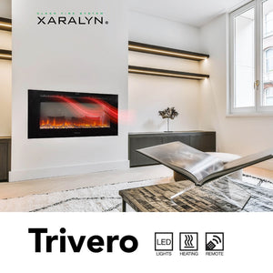 Electric Fireplace Xaralyn Trivero 130FH