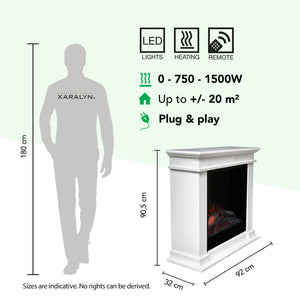 Electric Fireplace Xaralyn Tuniz