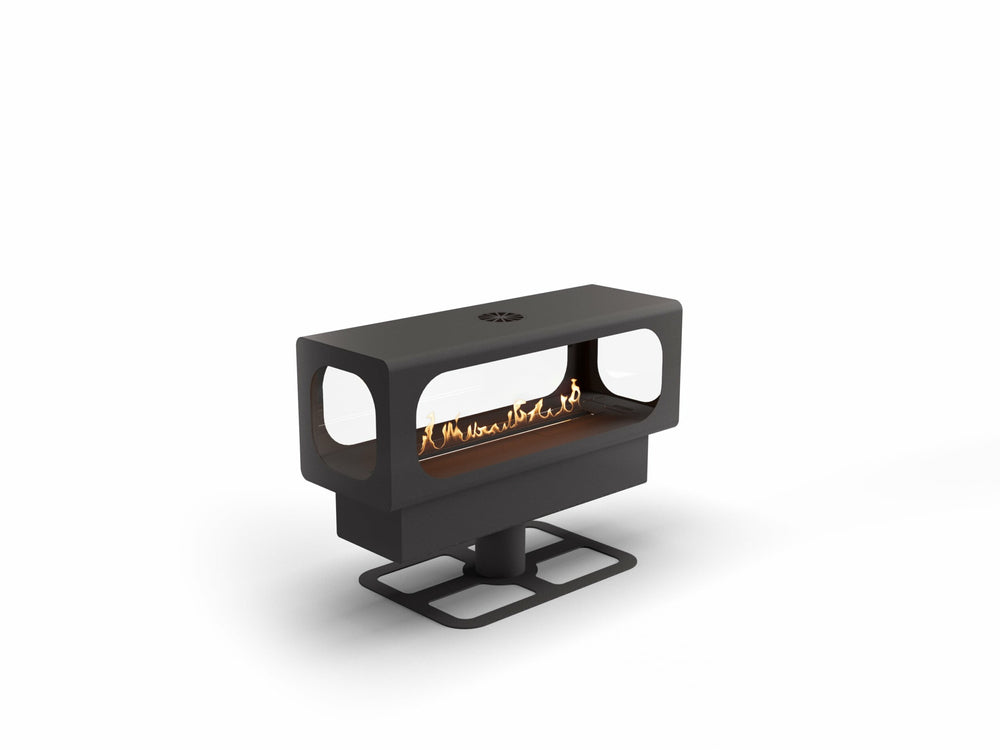 Electric stove Misa Kuiske 12765R, 6kW, RST by Gari Decor – Fireplace