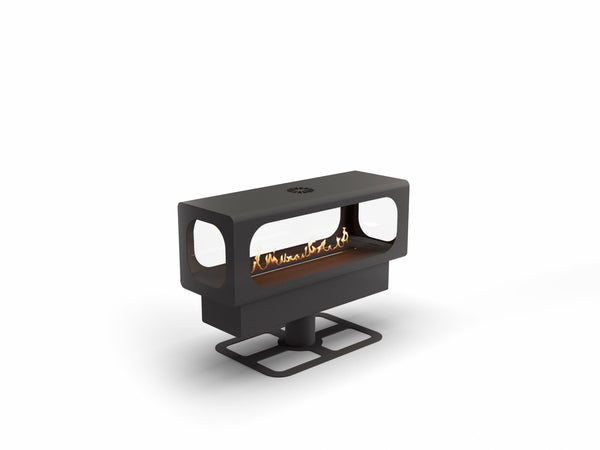 Electric stove Misa Kuiske 12765R, 6kW, RST by Gari Decor – Fireplace