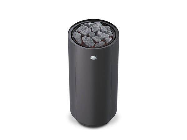 Round Electric Sauna Heater Tulikivi Usva Black, Above