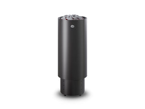 Round Electric Sauna Heater Tulikivi Usva Black, Raised