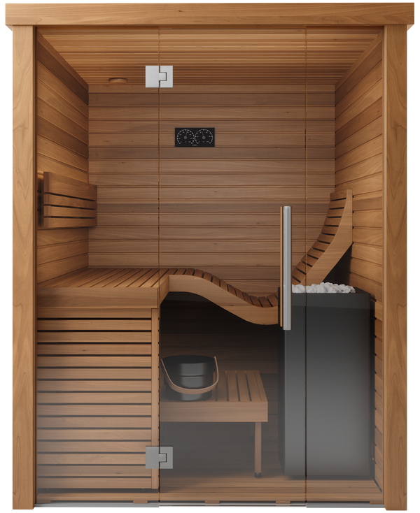 Auroom Indoor Baia Glass Sauna