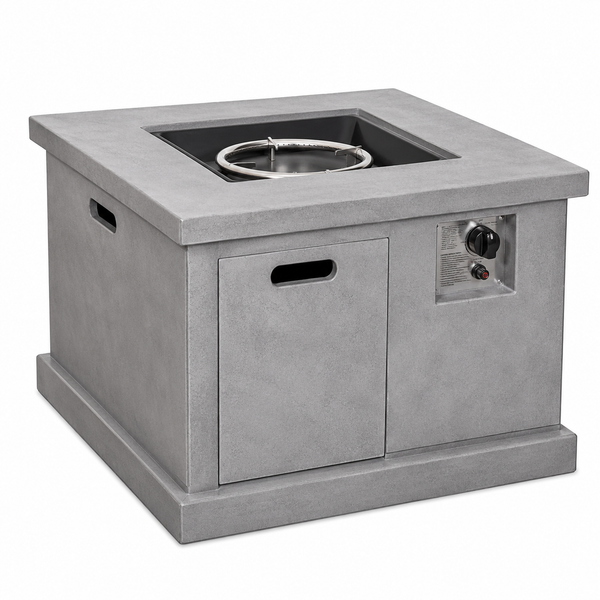 Xaralyn Table 90 outdoor fireplace