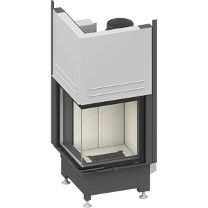 Fireplace heart Schmid Ekko 45 h, lift hatch