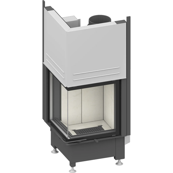 Fireplace heart Schmid Ekko 45 h, lift hatch