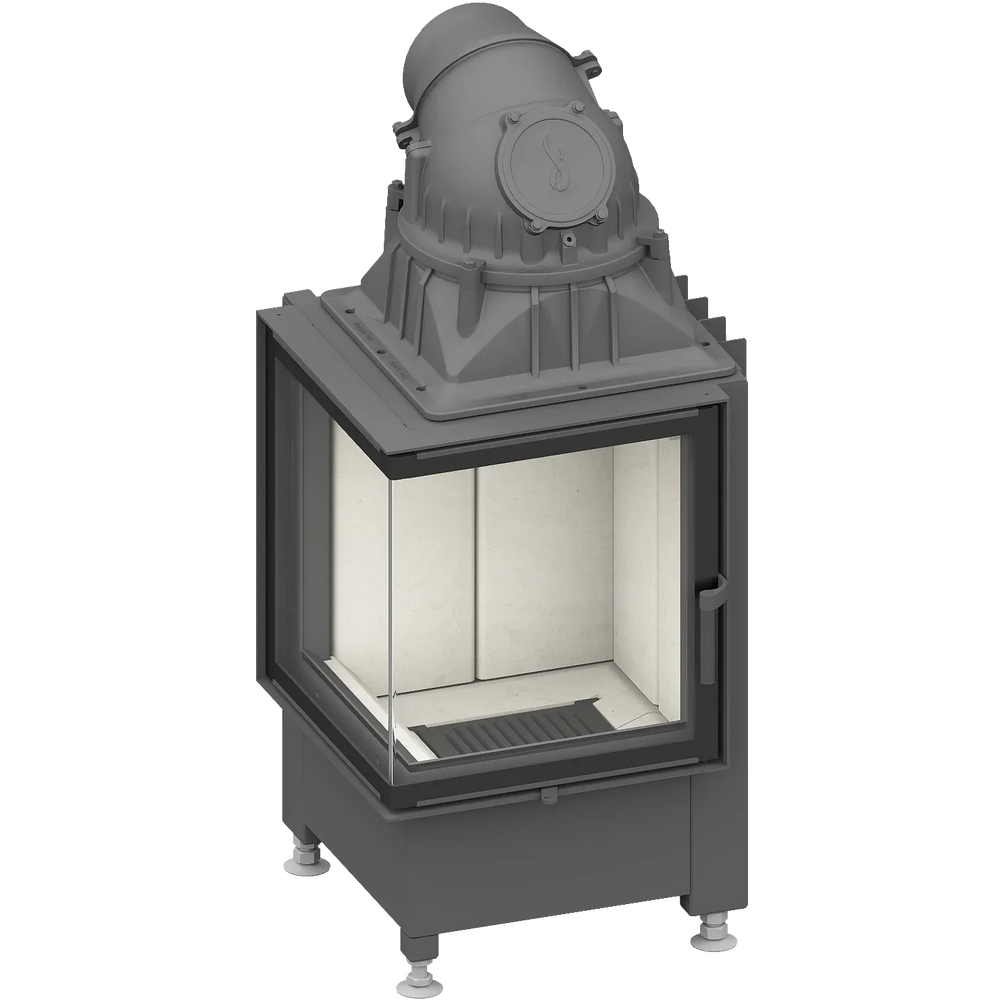 Fireplace heart Schmid Ekko 45 s, hinged door